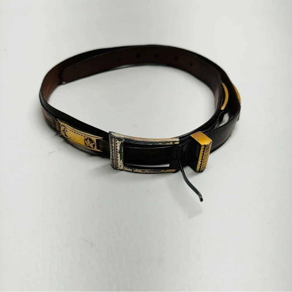 Brighton women’s vintage leather belt size M
